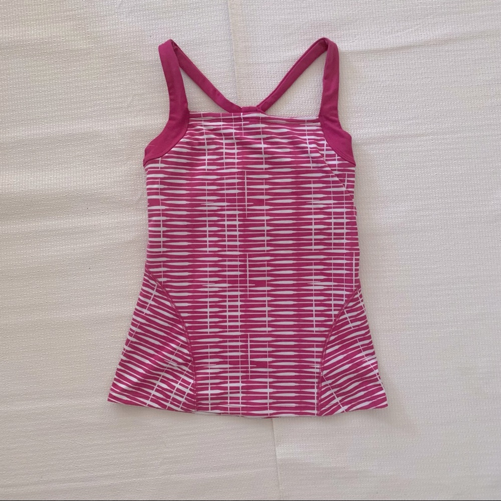 pink women's extra small athletic tank top